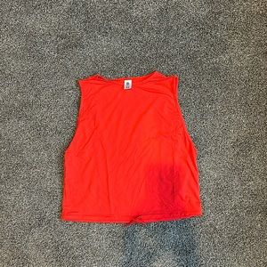 Senita Arya tank in vibrant cherry